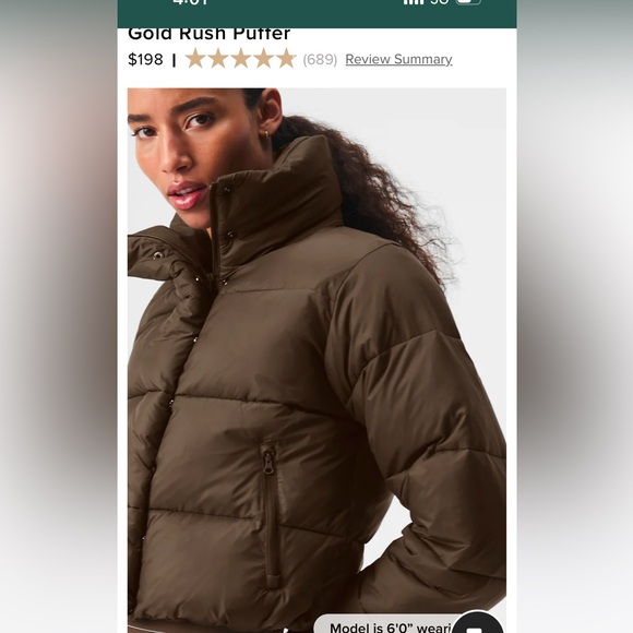 Gold rush puffer - Picture 3 of 7